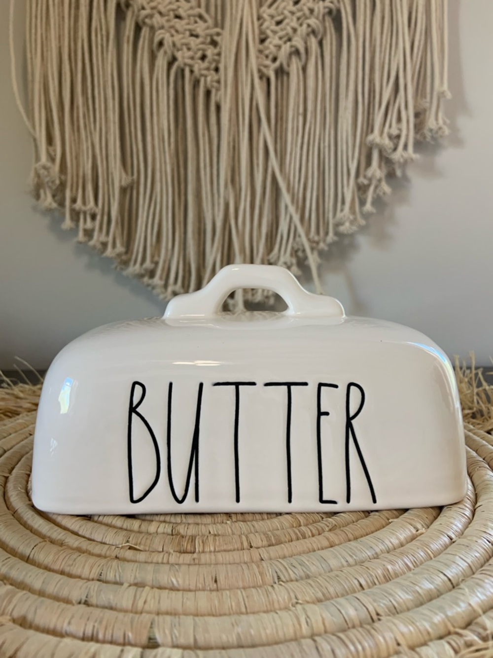 RAE DUNN BUTTER Clay LL Butter Dish - Picture 8 of 14